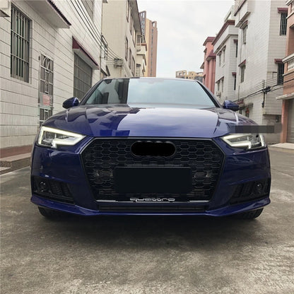 🔥ART.5991 GRIGLIA ANTERIORE NERO LUCIDO PER AUDI A4 B9/S4 S-LINE 2016–2019🔥