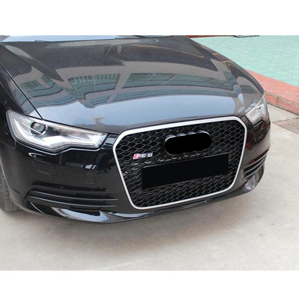 🔥ART.5999 GRIGLIA ANTERIORE NERA PER AUDI A6 C7 / S6 S-LINE 2012–2015🔥