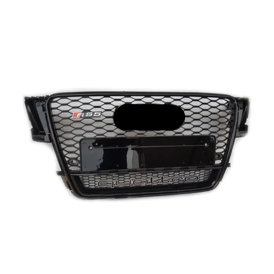 🔥ART.6003 GRIGLIA ANTERIORE RS NERO LUCIDO PER AUDI A5 B8 / S5 S-LINE 07–11🔥