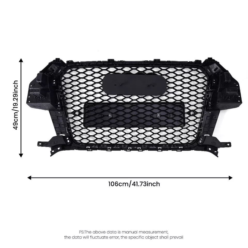 🔥ART.6004 GRIGLIA ANTERIORE RSQ3 STYLE A NIDO D’APE PER AUDI Q3 2013–2016🔥