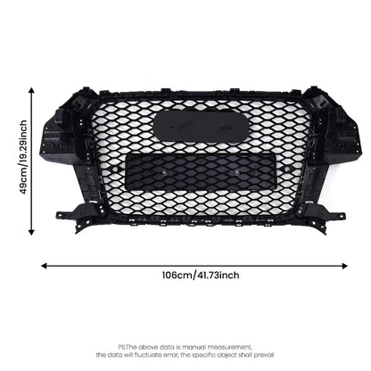 🔥ART.6004 GRIGLIA ANTERIORE RSQ3 STYLE A NIDO D’APE PER AUDI Q3 2013–2016🔥