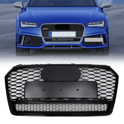 🔥ART.6092 GRIGLIA ANTERIORE RS7 A NIDO D’APE PER AUDI A7 / S7 2016–2018🔥