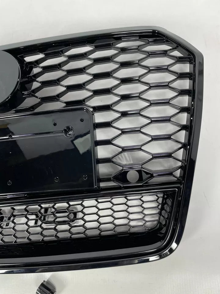 💕ART.6144 GRIGLIA NERA ADATTA PER AUDI A7 4G 2015+ RESTYLING RS7 LOOK💕