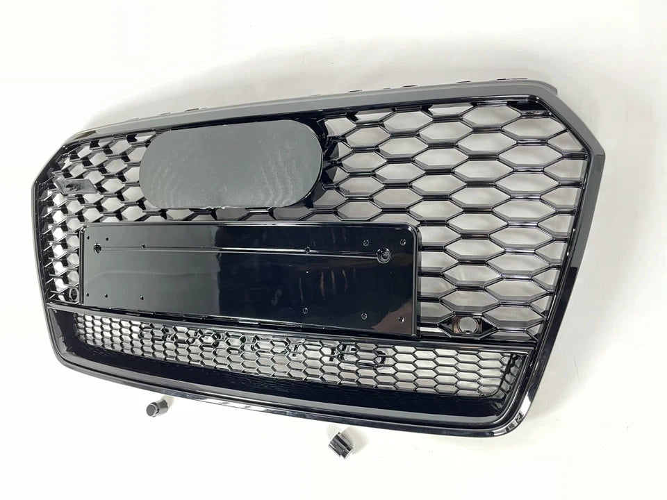 💕ART.6144 GRIGLIA NERA ADATTA PER AUDI A7 4G 2015+ RESTYLING RS7 LOOK💕