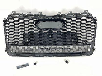 💕ART.6147 GRIGLIA NERA LUCIDA ADATTA PER AUDI A6 C7.5 SLINE S6 2016-2018💕