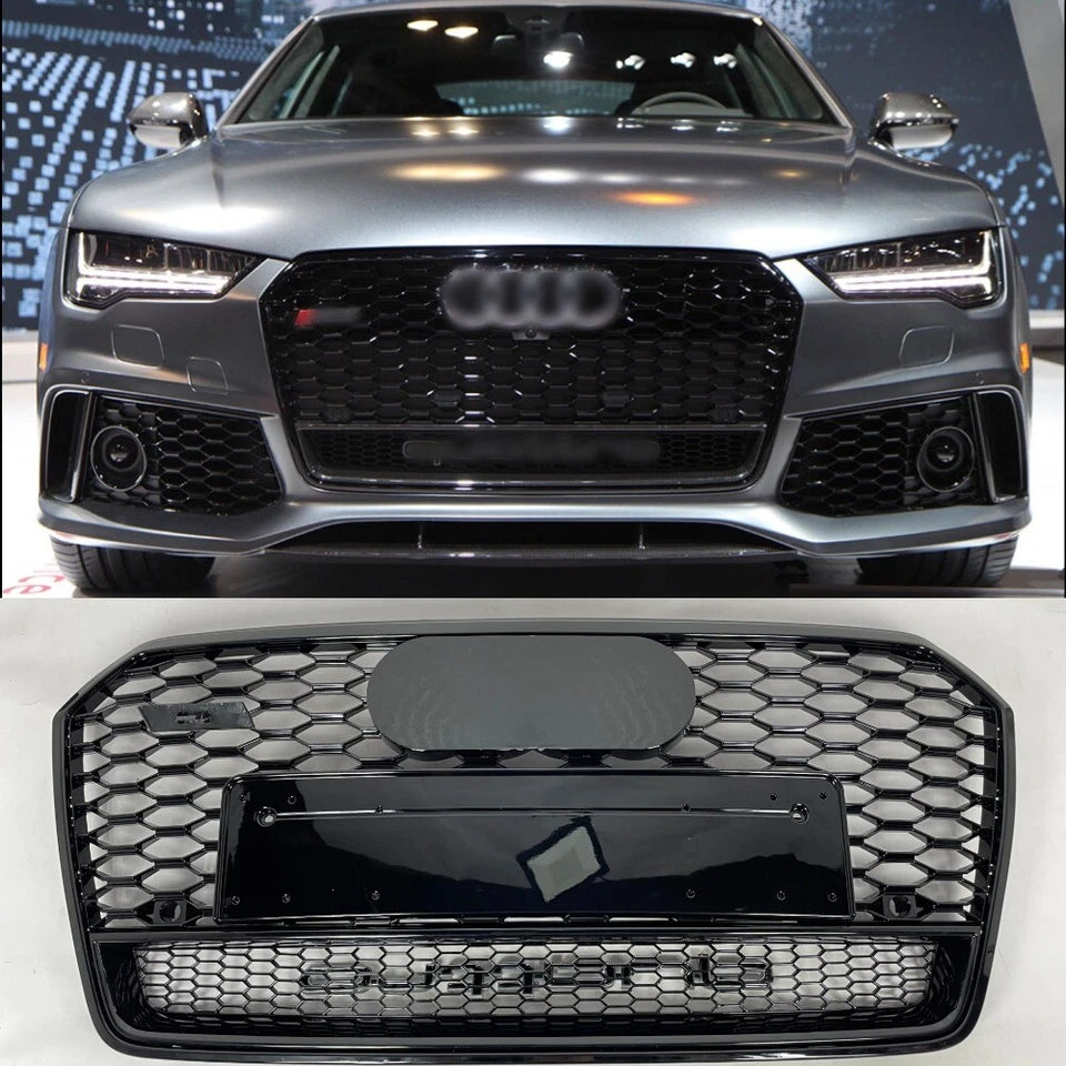 💕ART.6147 GRIGLIA NERA LUCIDA ADATTA PER AUDI A6 C7.5 SLINE S6 2016-2018💕
