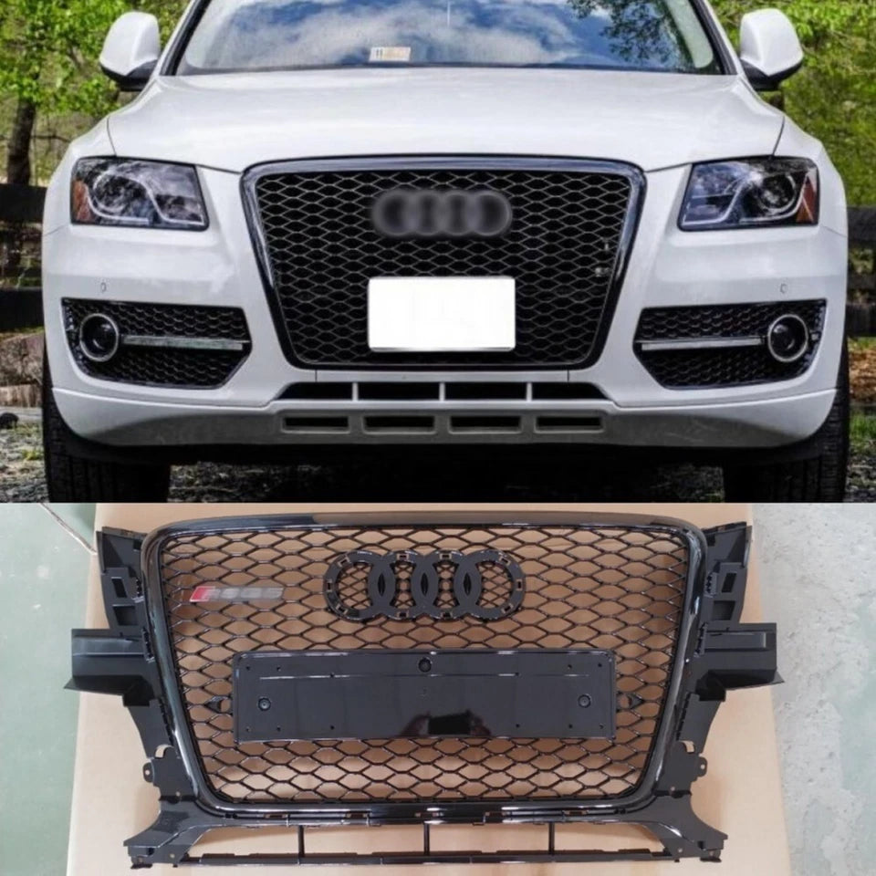 💕ART.6150 GRIGLIA NERA LUCIDA ADATTA PER AUDI Q5 8R 2008-2012 RSQ5 LOOK💕
