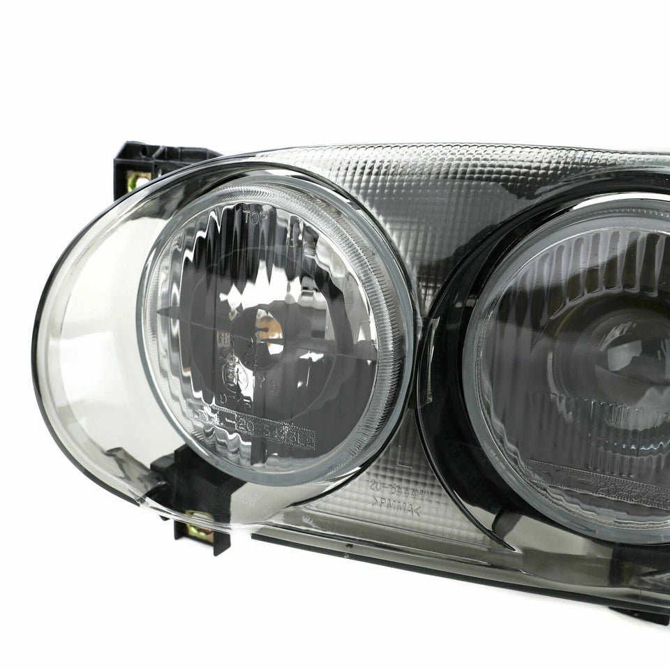 COPPIA FARI ANTERIORI VW GOLF 3 ANGEL EYES VETRO 91-97