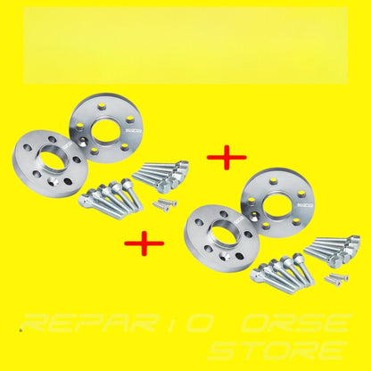 🔥KIT 4 DISTANZIALI 12+16mm SPARCO FIAT Panda II 100hp (169) - dal 2004 al 201🔥