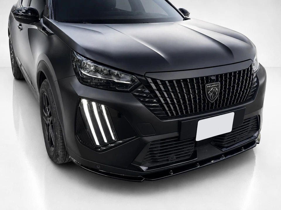 👉Splitter anteriore per Peugeot 2008 MK2 facelift (2023-) ABS nero lucido👈