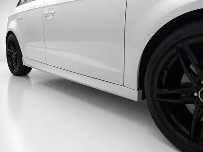 👉Gonne Laterali ABS Nero Lucido per Audi A3 8V Sportback (2012-2020)👈