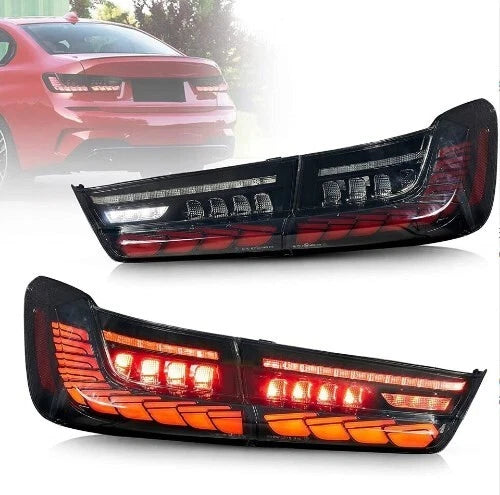 ⭐ART.2918 Fanali Posteriori a LED GTS Fumé con Animazione – BMW Serie 3 G20  ⭐