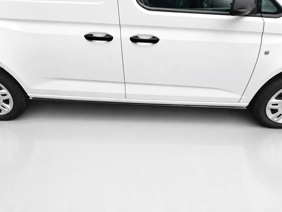 👉Gonne laterali estensioni V.1 Ford Transit Connect L2 MK3 24-ABS nero lucido👈