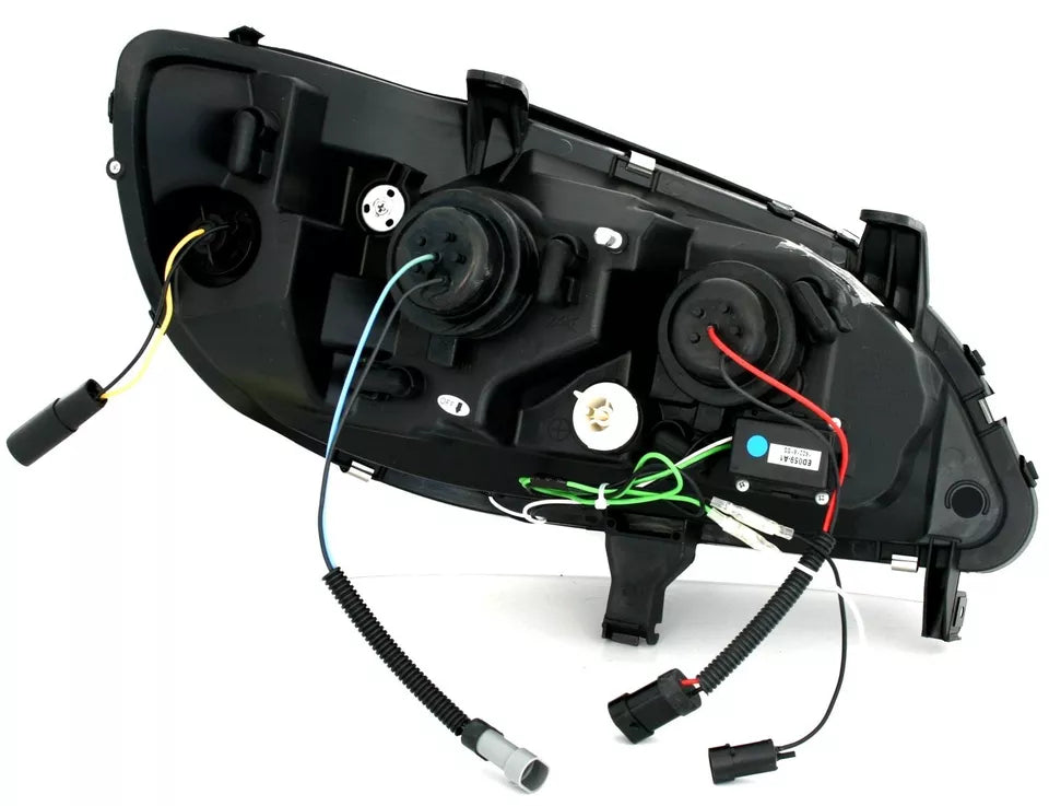 ⭐Pair of LED Headlights DRL Look for Opel ZAFIRA A 1999-2005 Daylight Black⭐