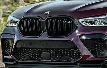 💎2016 GRIGLIA ADATTO BMW X6 G06 2019+ DOPPIA FASCIA NERA M SPORT💎