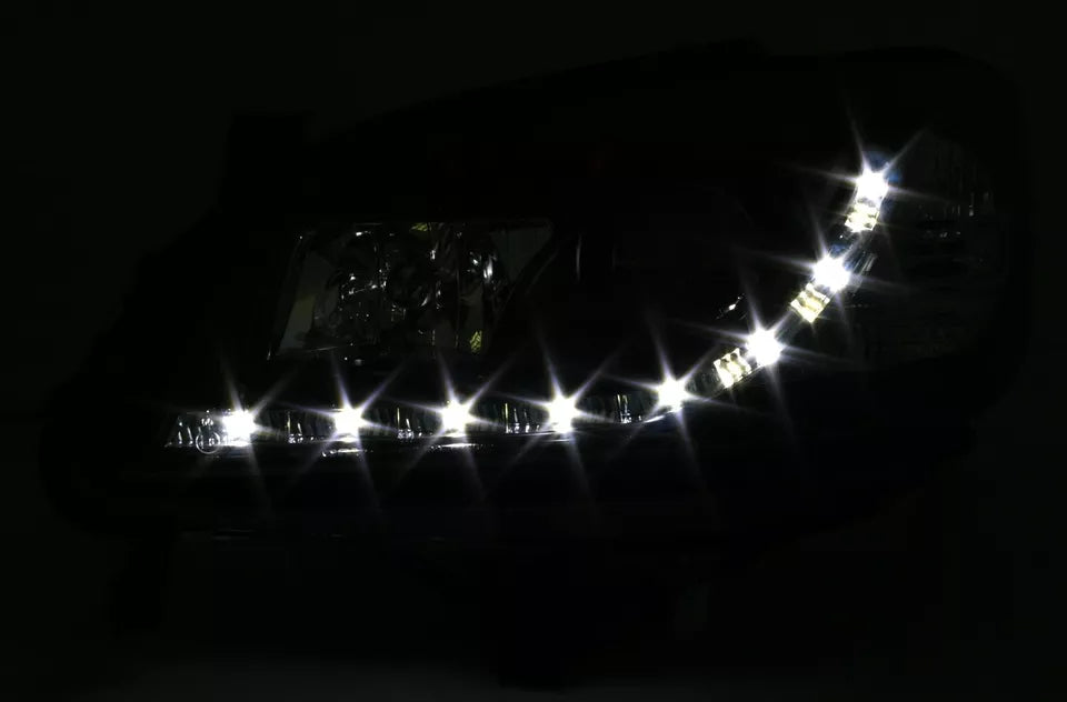 ⭐Pair of LED Headlights DRL Look for Opel ZAFIRA A 1999-2005 Daylight Black⭐