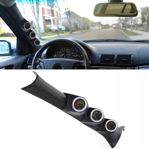 52mm voltmetro manometro olio manometro temperatura olio carbonio per BMW Serie
