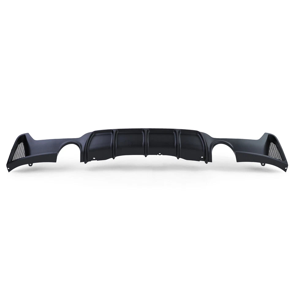 💫Diffusore Posteriore Opaco + Terminale di Scarico Adatto per BMW Serie 4 F32💫
