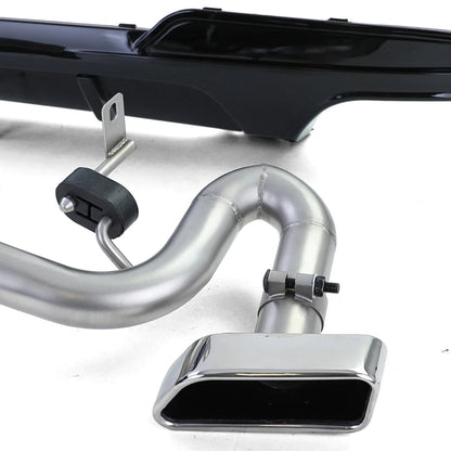 💫Convertitore di Scarico V8 Lucido + Terminale Duplex –Adatto per BMW Serie 5💫
