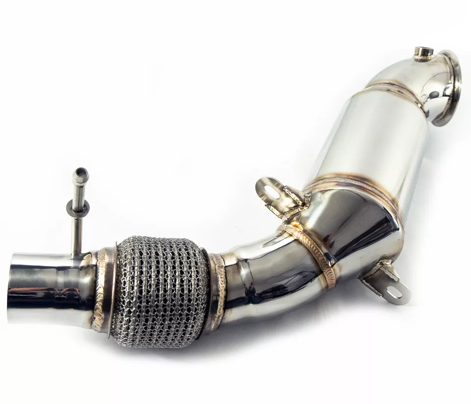 Downpipe in acciaio inox da 80 mm e 3 pollici per BMW Serie 1 F20 F21 116i 118i 120i