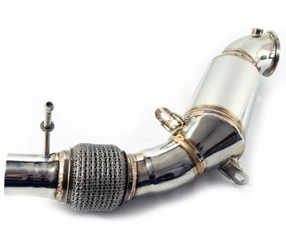 Downpipe in acciaio inox da 80 mm e 3 pollici per BMW Serie 1 F20 F21 116i 118i 120i