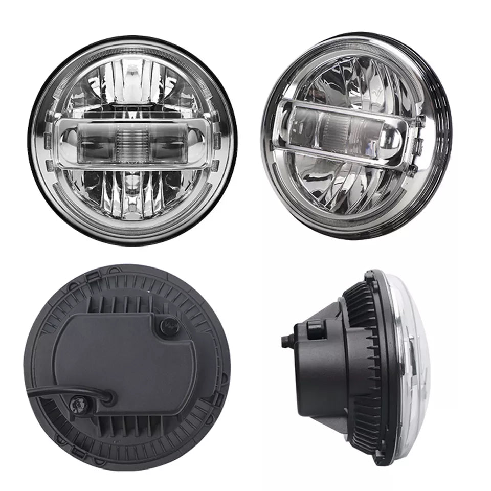 🔥Coppia Fari LED – Jeep Wrangler JK / TJ / CJ🔥