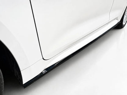 👉Gonne Laterali per Toyota Corolla MK12 Hatchback 18+ Sottoporta Nero Lucido👈