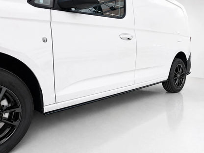 👉Gonne Laterali per VW Caddy Maxi MK5 2021+ Sottoporta Nero Lucido👈