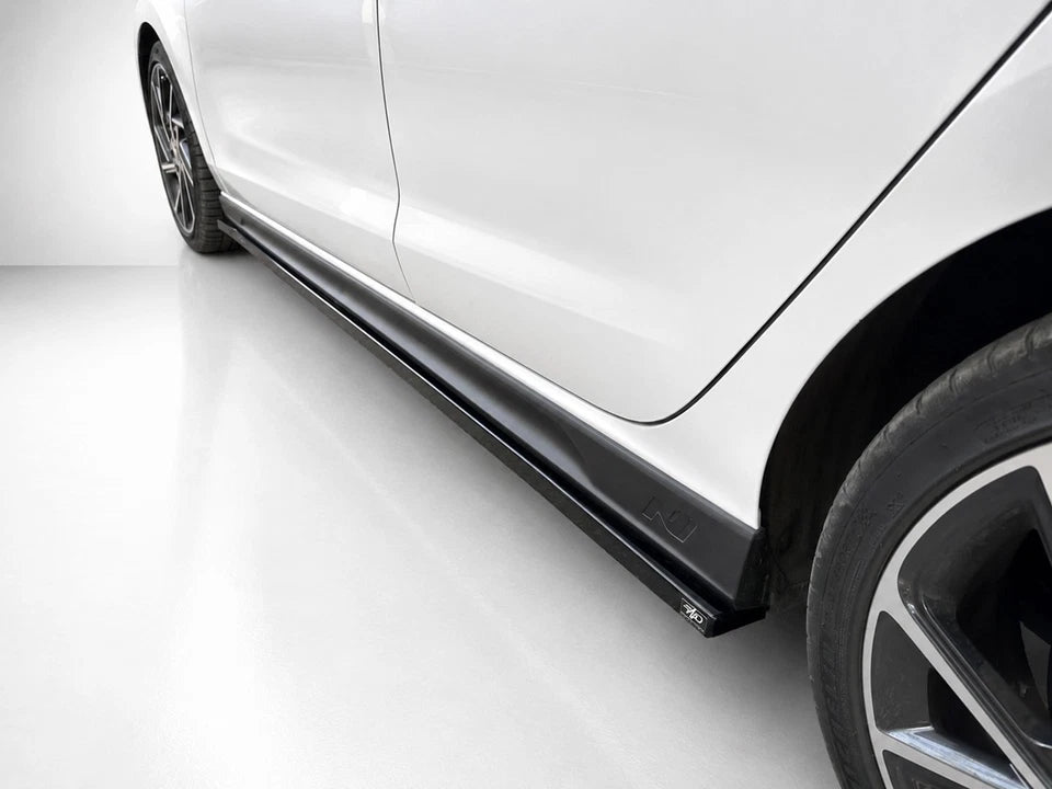 👉Gonne Laterali Prolunghe per Hyundai i30 N MK3 2016+ Nero Lucido👈