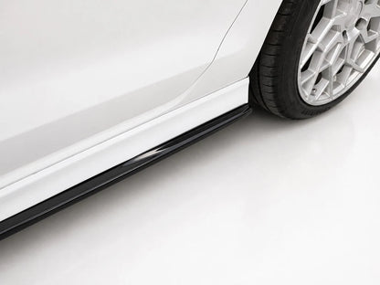 👉Minigonne Laterali Estensioni adatto per VW Golf MK7 R / R-Line Nero Lucido👈