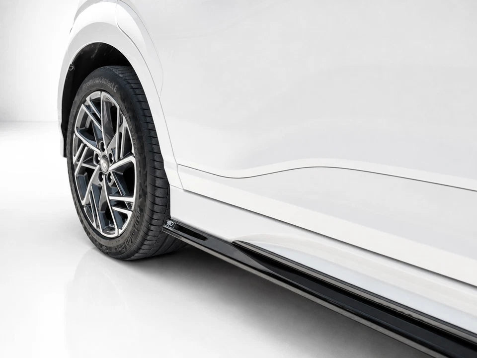 👉Minigonne laterali per Hyundai Kona N/N-Line MK1 facelift in ABS nero lucido👈