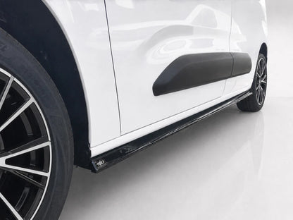 👉Minigonne laterali Citroën Berlingo/Peugeot Partner L1 MK3 in nero lucido👈