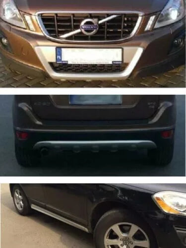 VOLVO XC60 SPOILER LABBRO ANTERIORE + SPOILER LABBRO POSTERIORE + MINIGONNE LATE