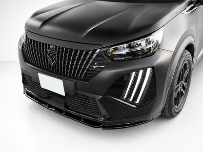 👉Splitter anteriore per Peugeot 2008 MK2 facelift (2023-) ABS nero lucido👈