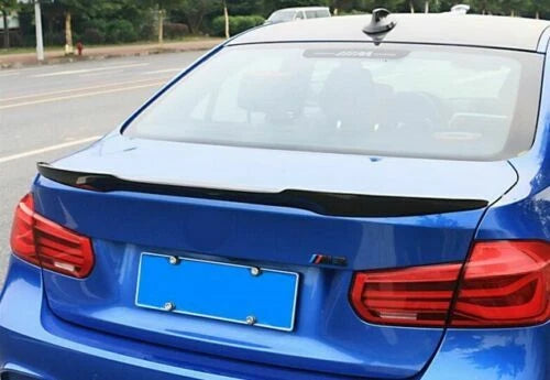 💎0144 SPOILER POSTERIORE PER BMW SERIE 3 F30 BERLINA M3 IN ABS NERO LUCIDO💎
