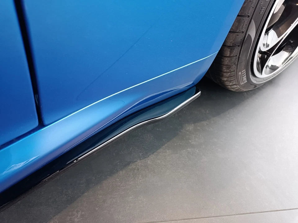 👉MINIGONNE ADATTO PER ALFA ROMEO GIULIA SPOILER SOTTOPORTA ABS NERO LUCIDO👈