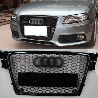 🔥ART.4318 GRIGLIA ANTERIORE NIDO DAPE STILE RS4 NERA PER AUDI A4 B8 2008-2018🔥