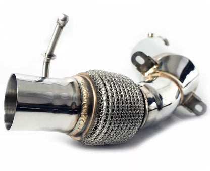 Downpipe in acciaio inox da 80 mm e 3 pollici per BMW Serie 1 F20 F21 116i 118i 120i