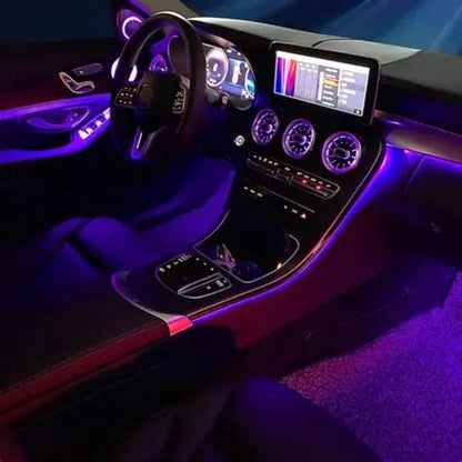 Kit di aggiornamento illuminazione ambientale a 64 colori per Mercedes W205 Classe C
