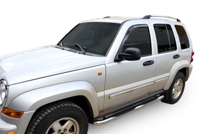 👉ART.10740 Pedane Inox adatto per Jeep Cherokee 2002-2008👈
