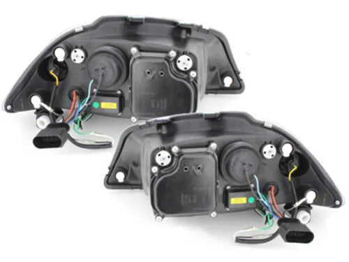 ⭐LED Headlights for Seat Ibiza 6L 04.2002-2008 DRL Black⭐ 