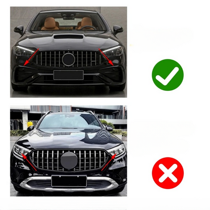 💕 Griglia Anteriore Adatto per Mercedes GLC X254 C254 Sport Line 2022 Cromata 💕