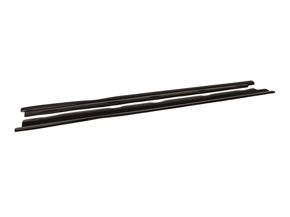 👉Gonne laterali adatto per Peugeot 308 MK3 Hatchback 21- ABS nero lucido👈