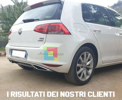 👉Diffusore posteriore adatto per VW Golf 7 2012-2016 7.5 Look👈
