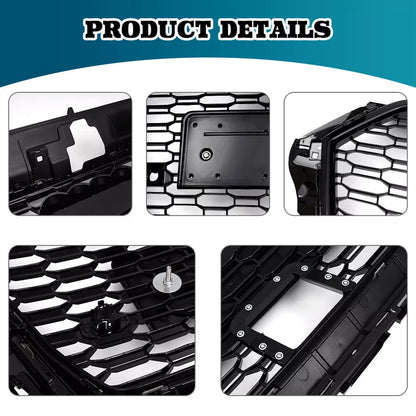 💫ART.5671 GRIGLIA NIDO D'APE NERO LUCIDO PER Audi A3 8V 2017-2020 LOOK RS3💫