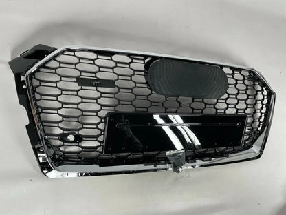 🔥ART.4314 GRIGLIA ANTERIORE NIDO D’APE STILE RS5 CROMATA PER AUDI A5 F5 2016+🔥