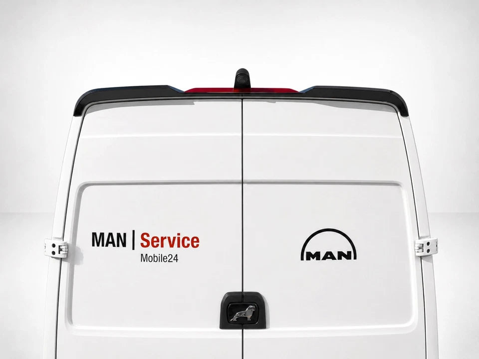 👉Spoiler Tetto Posteriore V.1 per VW Crafter MK2 H2 / MAN TGE H2 Portelloni👈