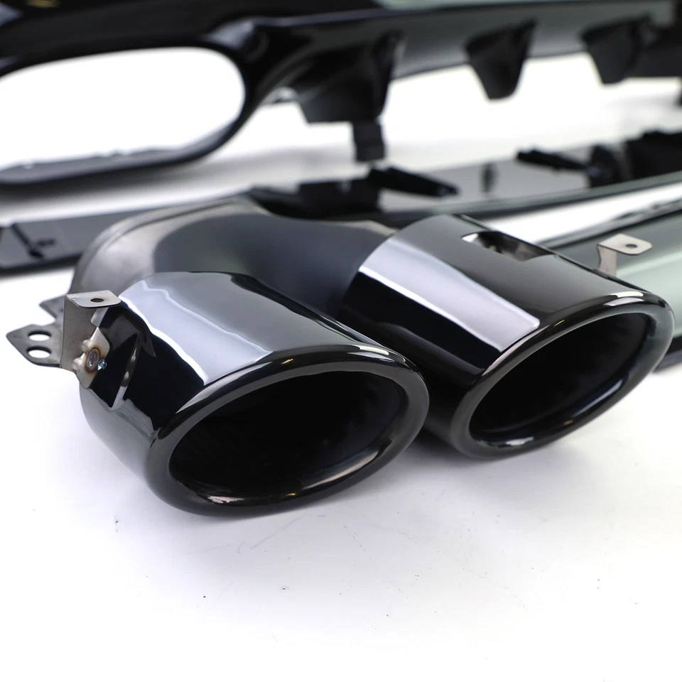 💕Diffusore Posteriore Sport con Terminali di Scarico Nero per Mercedes CLA 💕