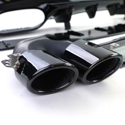 💕Diffusore Posteriore Sport con Terminali di Scarico Nero per Mercedes CLA 💕