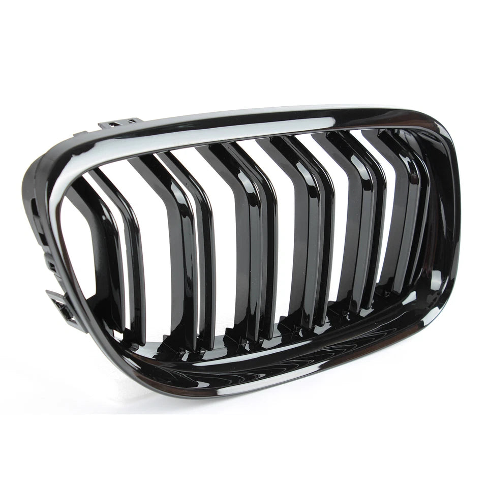 💕 Griglia Anteriore Adatto per BMW Serie 3 E90 E91 LCI 08-12 Nero Lucido 💕